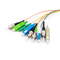 12 Core Fiber Optic Pigtails UPC APC For FTTH FTTB FTTX Network